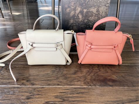 nano vs mini celine|Celine Belt Bags Mini, Micro, Nano & Pico Comparison, Pros.